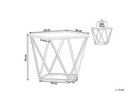 Side Table MALIBU Black/ Gold