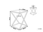 Side Table BEVERLY Glass Gold