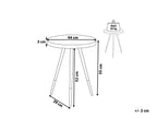 Side Table RAMONA White Marble