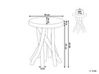 Side Table MERRITT Teak Wood Brown