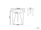 Side Table BONDISS Wood Dark Brown