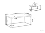 Coffee Table DELANO Grey Concrete Effect