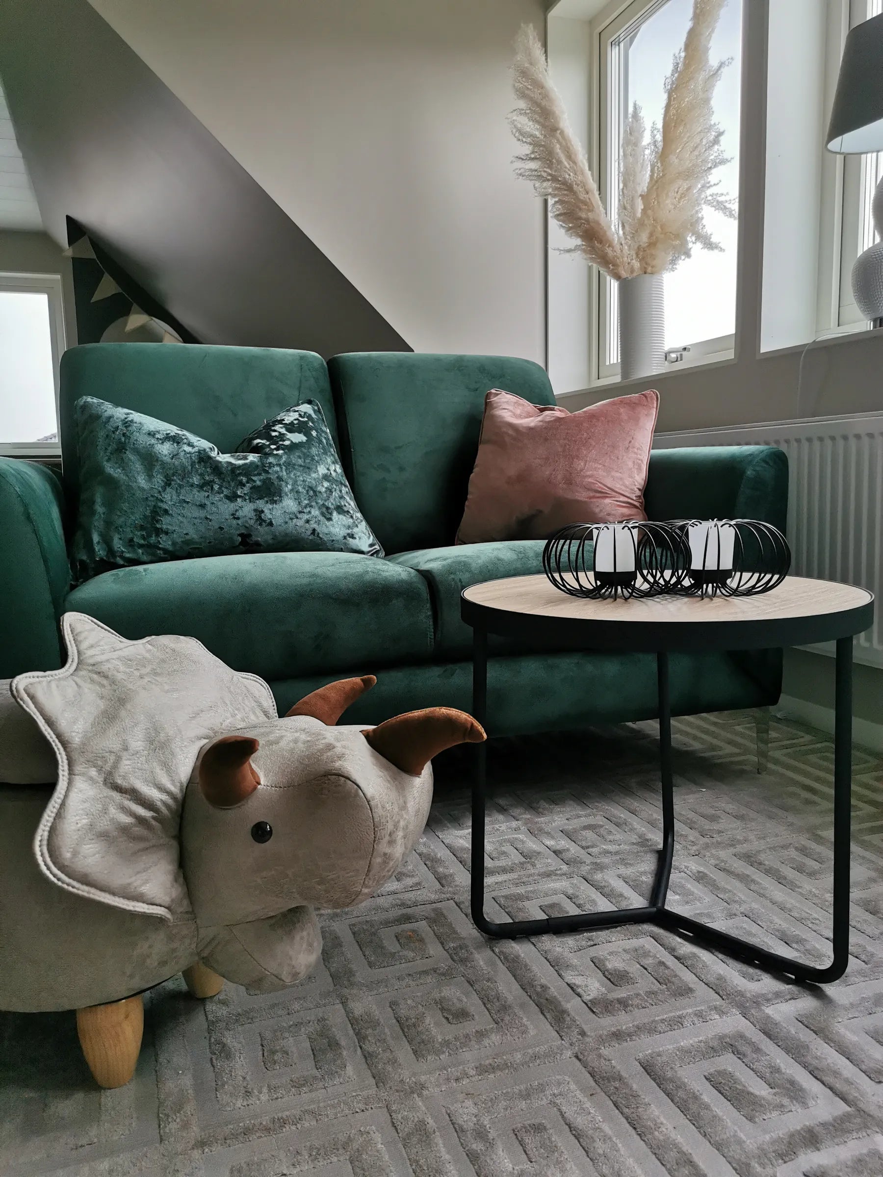 Side Table MELODY Light Brown
