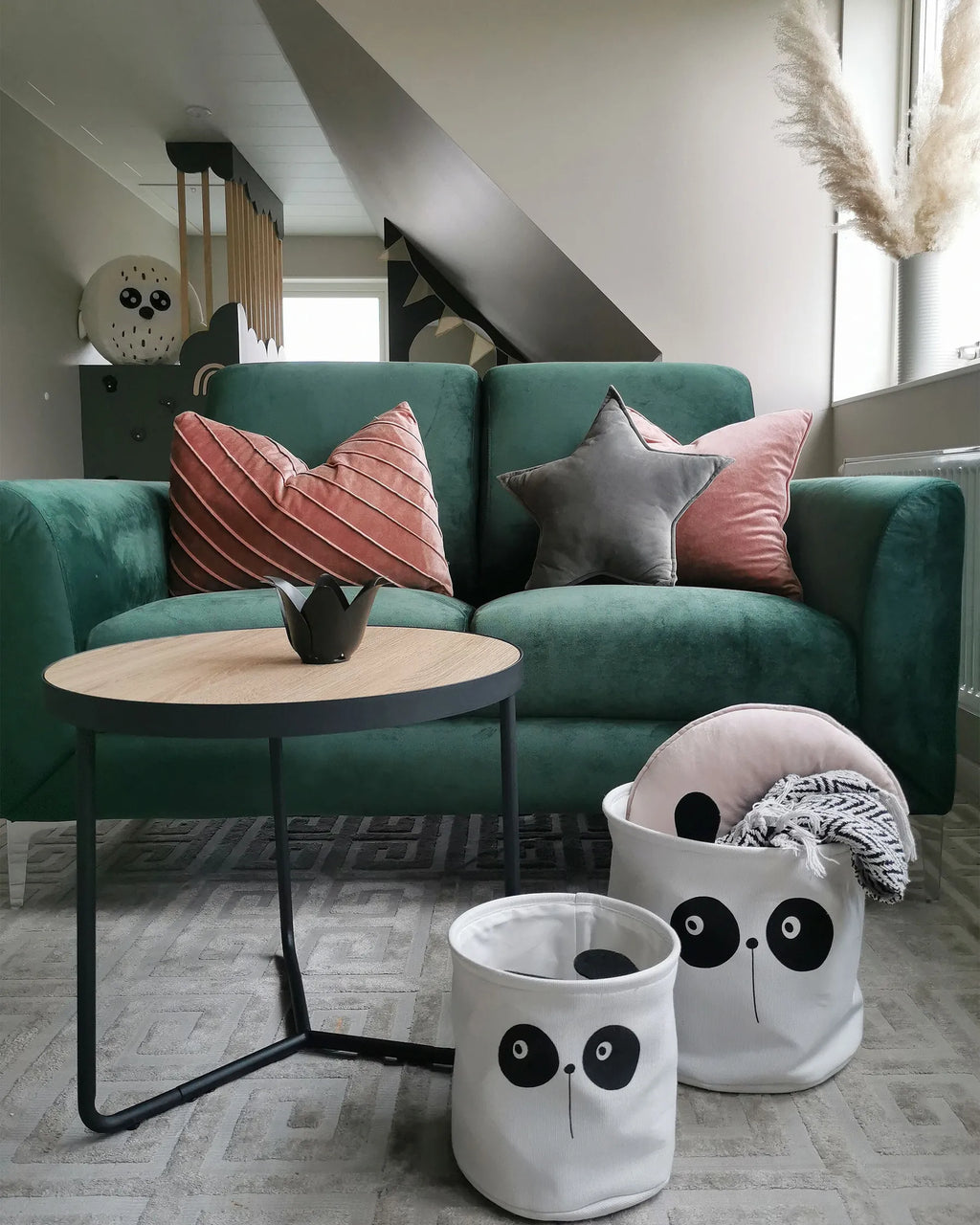Side Table MELODY Light Brown