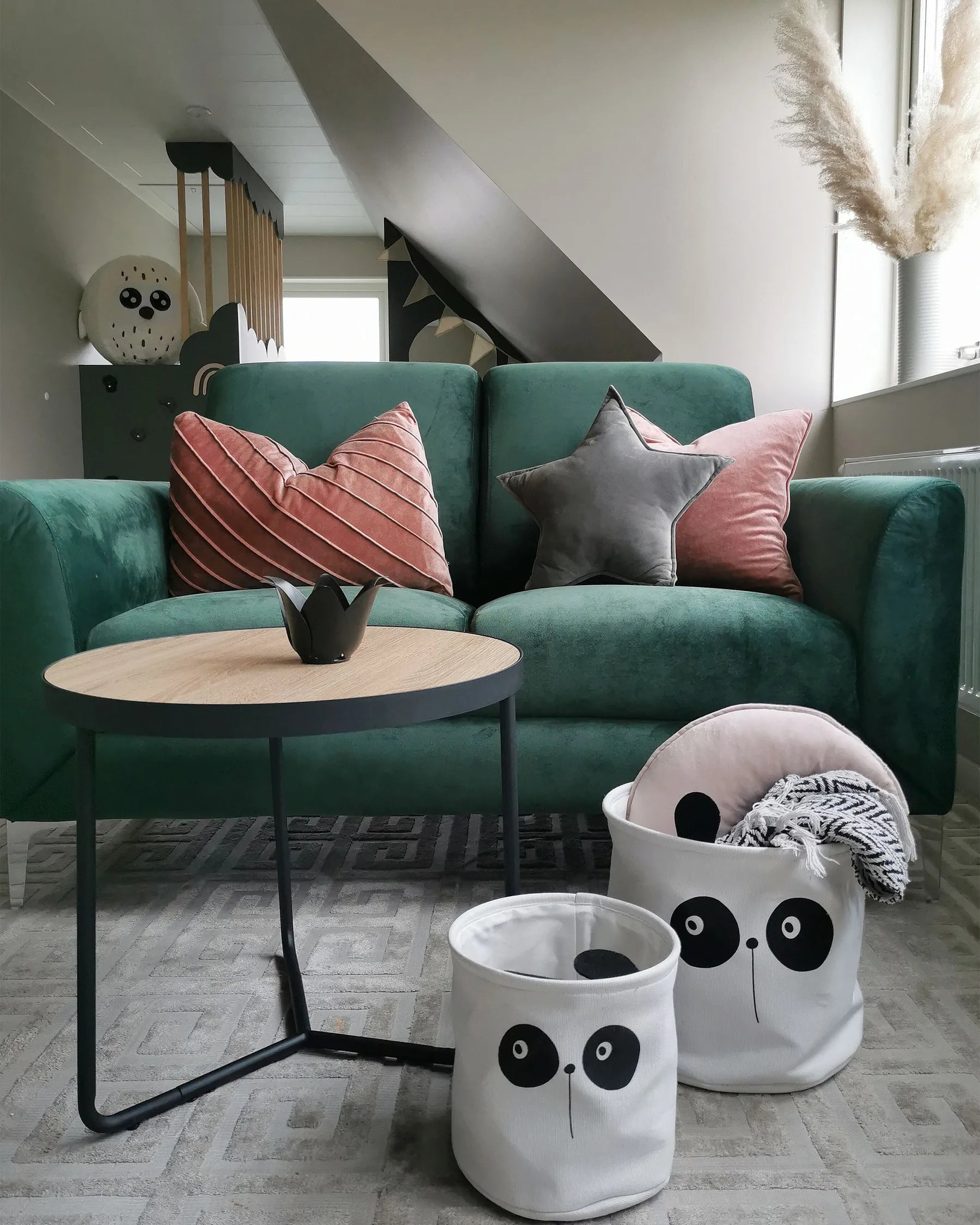 Side Table MELODY Light Brown