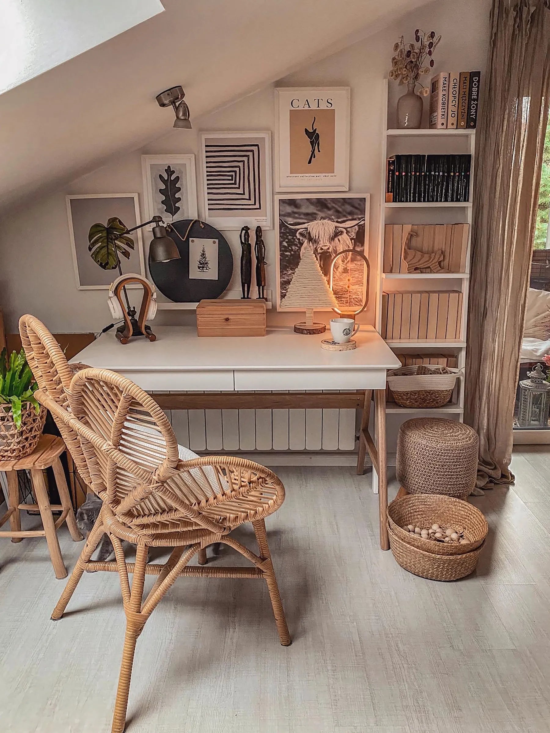 Peacock Chair FLORENTINE Rattan Natural