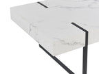 Coffee Table NAMA White Marble — close-up detail