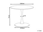 Dining Table BOCA Dark Brown 90 cm 90 cm