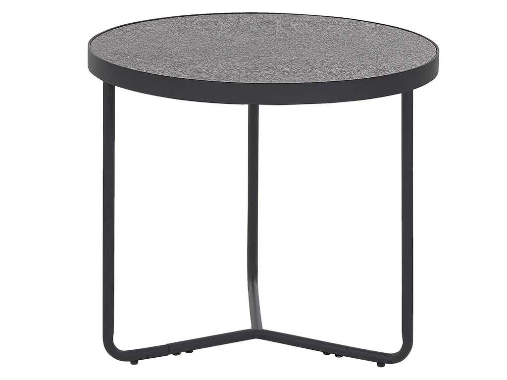 Set of 3 Coffee Tables MELODY Grey Concrete Effect