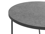 Set of 3 Coffee Tables MELODY Grey Concrete Effect
