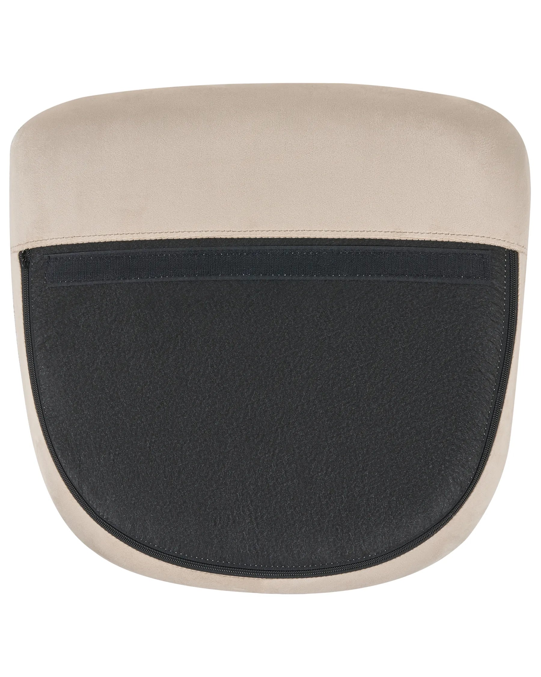 Rocking Chair ELLAN Velvet Beige