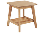 Side Table TULARE Wood Light Brown