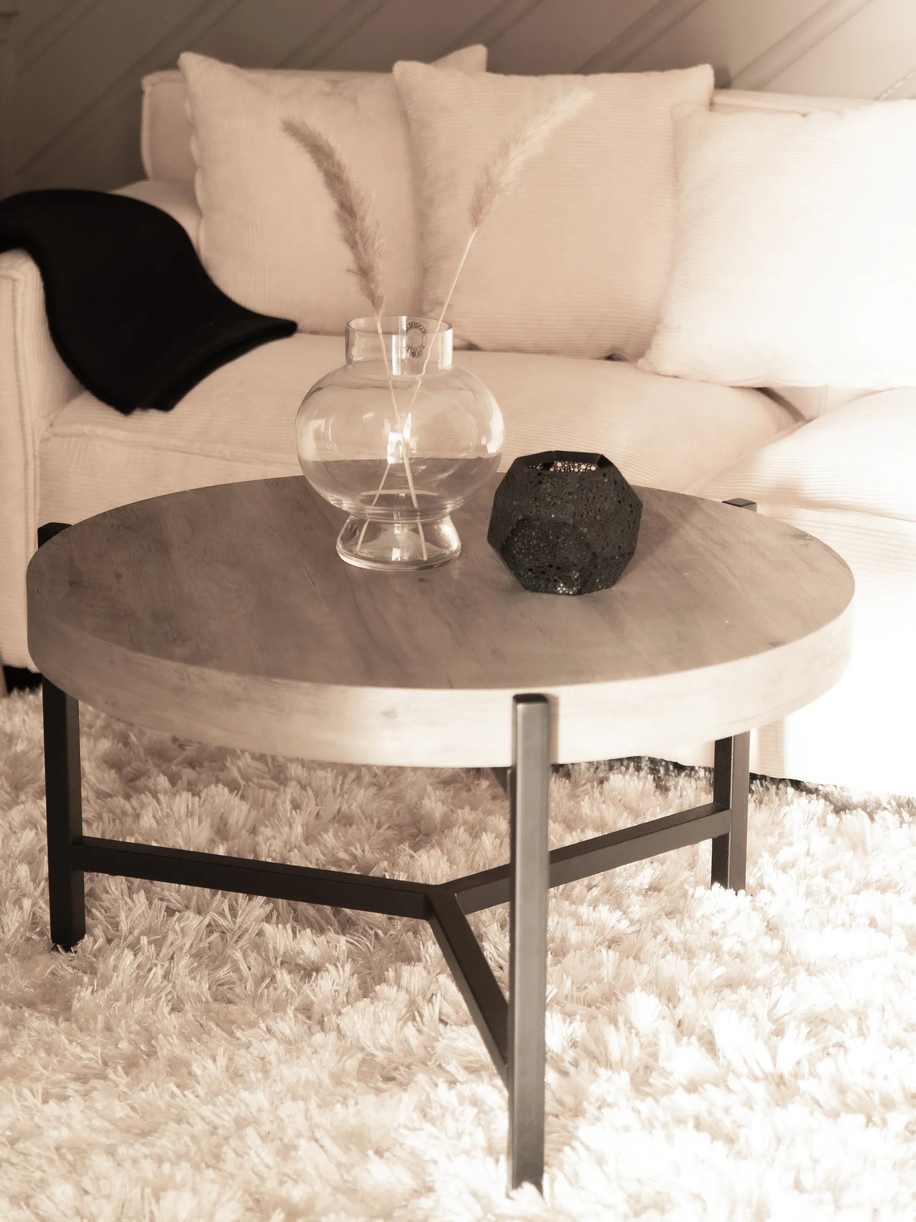 Coffee Table BONITA Grey Concrete Effect