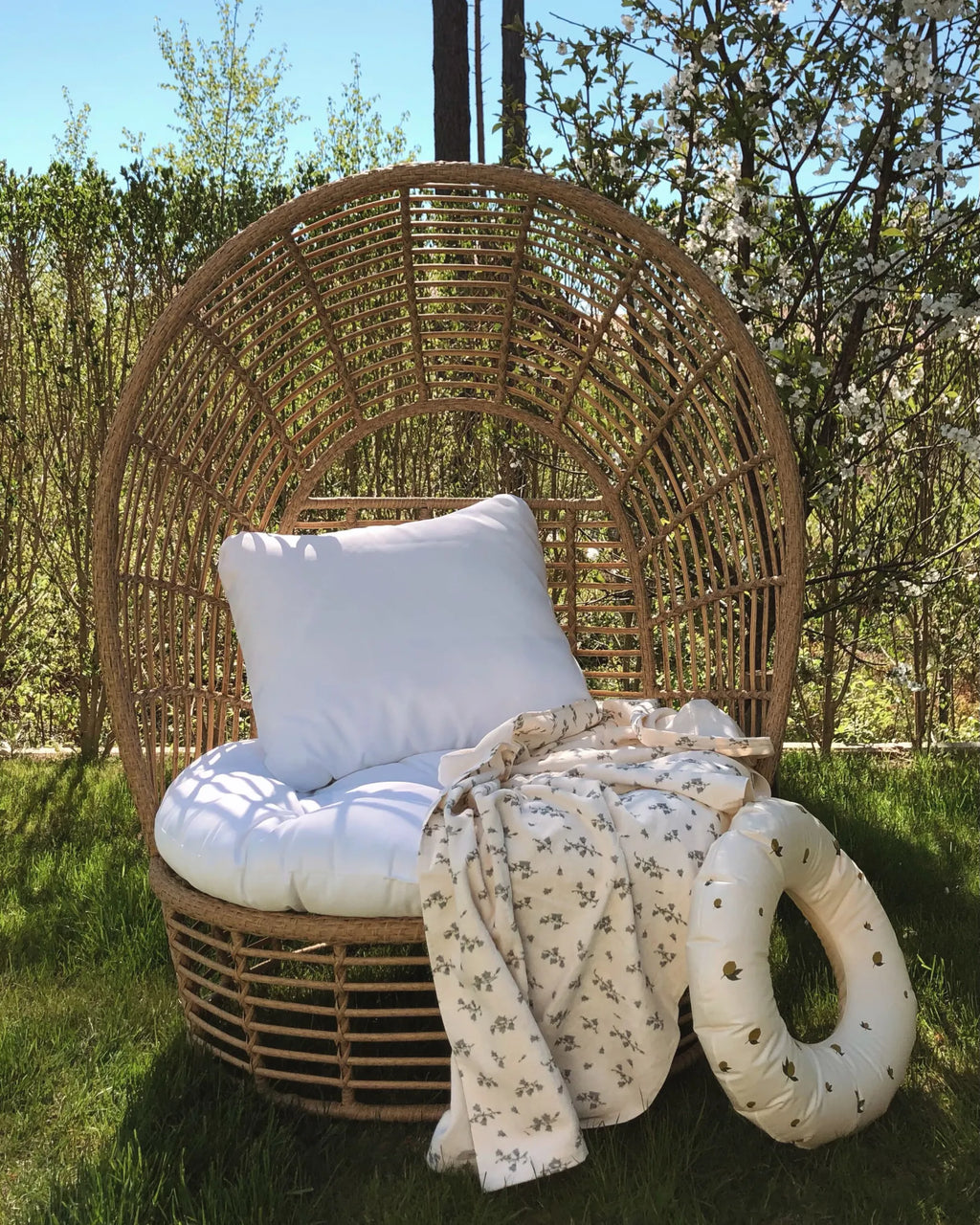 Garden Armchair LIDO Rattan Beige