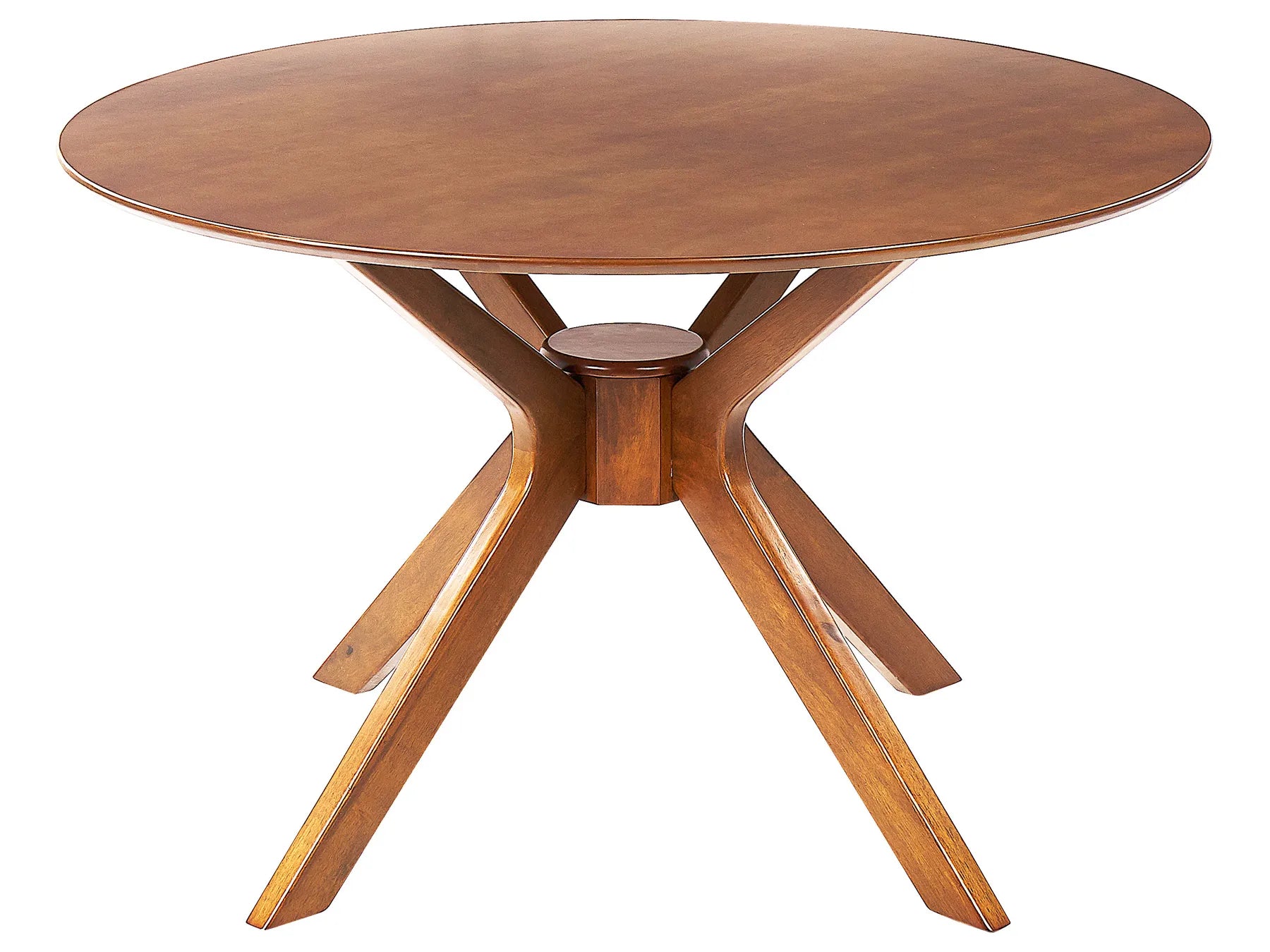 Dining Table TYMIS Dark Mahogany 120 cm 120 cm