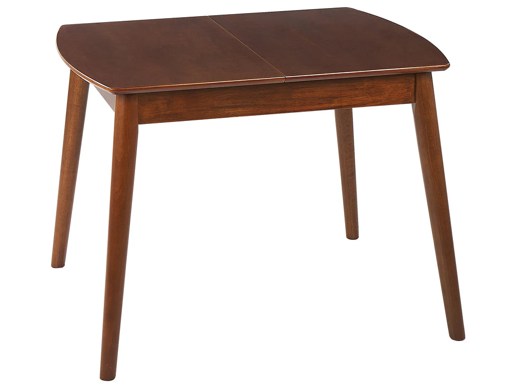 Extending Dining Table TOMS Dark Brown 100/130 cm 80 cm
