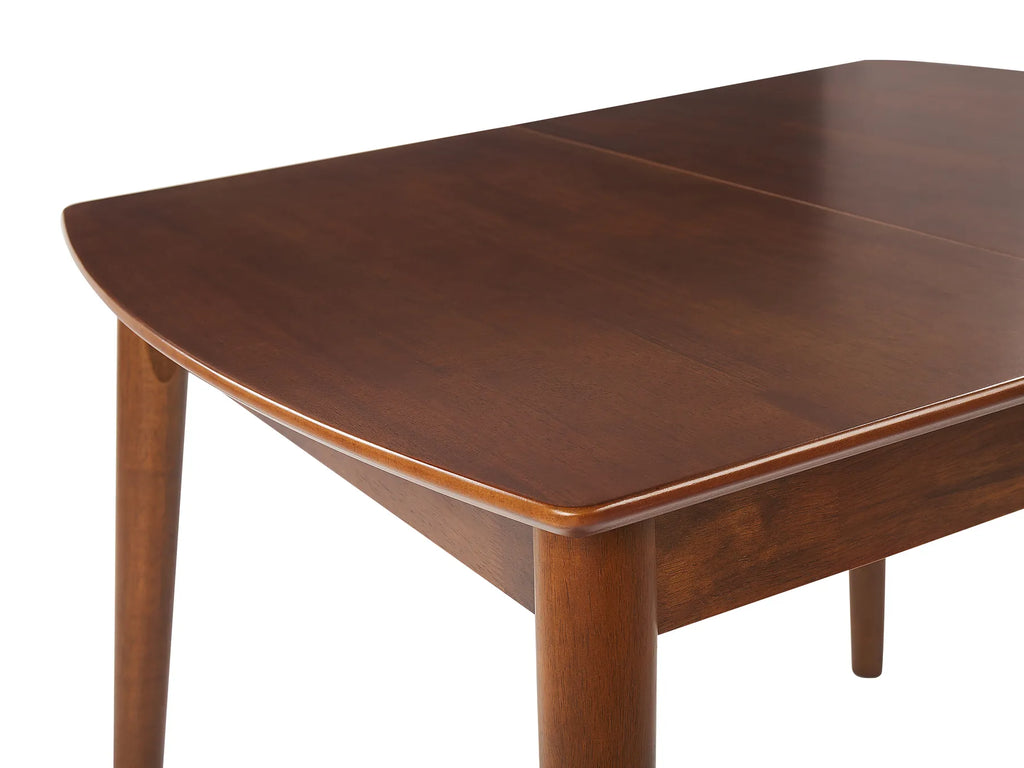 Extending Dining Table TOMS Dark Brown 100/130 cm 80 cm