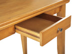 Extending Dining Table MASELA Brown 90/120 cm 60 cm Wood