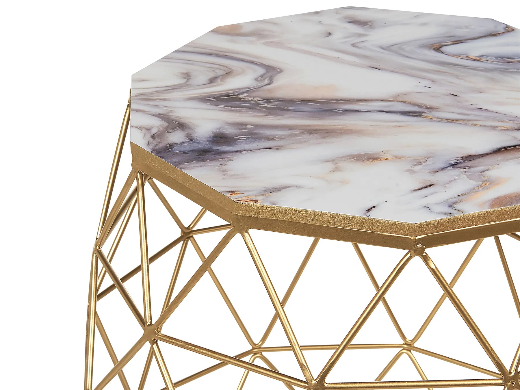 Side Table HALSEY Gold