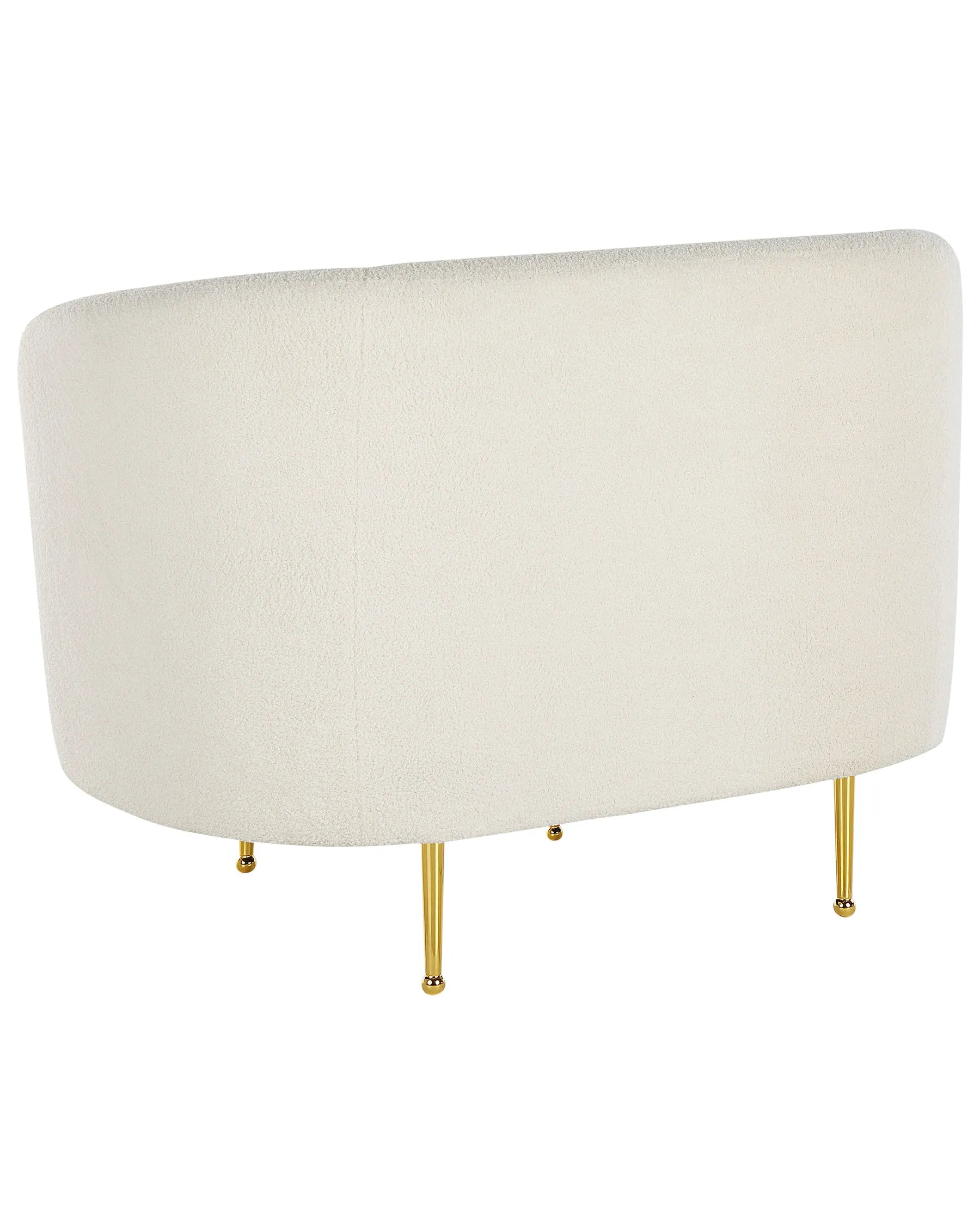 Armchair LOEN Boucle White
