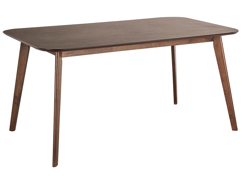 Dining Table EPHRATA Dark Mahogany 150 cm 90 cm