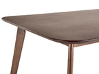 Dining Table EPHRATA Dark Mahogany 150 cm 90 cm
