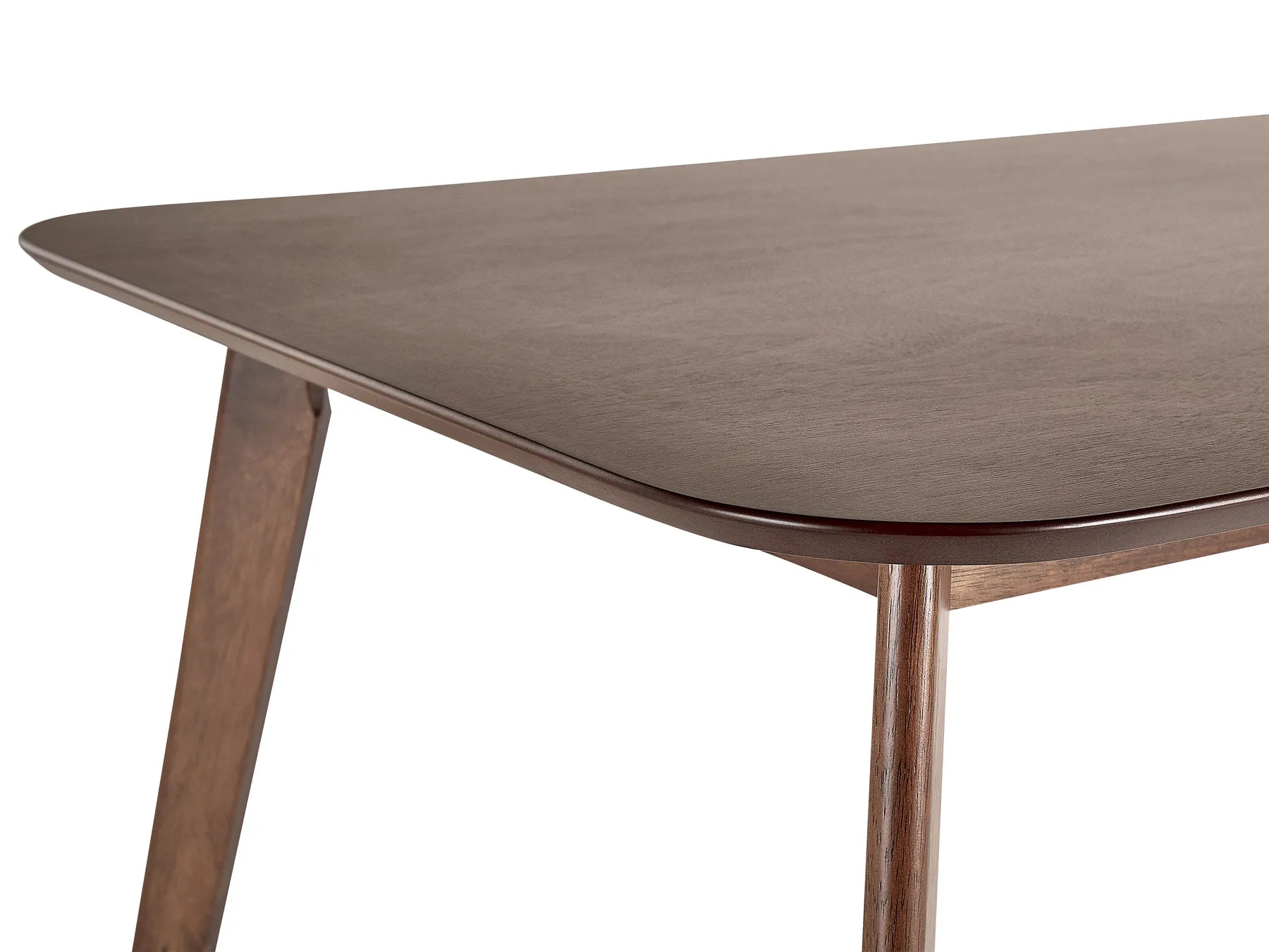 Dining Table EPHRATA Dark Mahogany 150 cm 90 cm