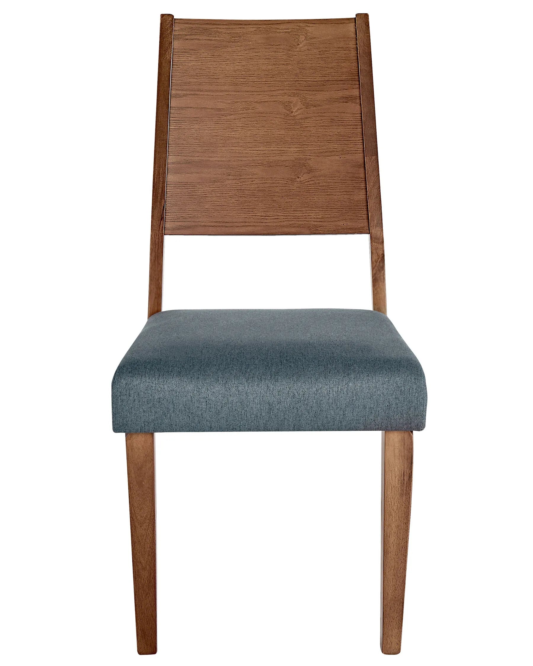 Set of 2 Dining Chairs ELMIRA Wood Grey