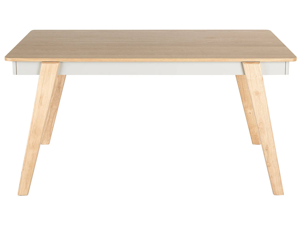 Dining Table PHOLA Light Oak 150 cm 90 cm