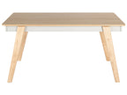 Dining Table PHOLA Light Oak 150 cm 90 cm