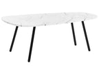 Coffee Table BIDDLE White Marble