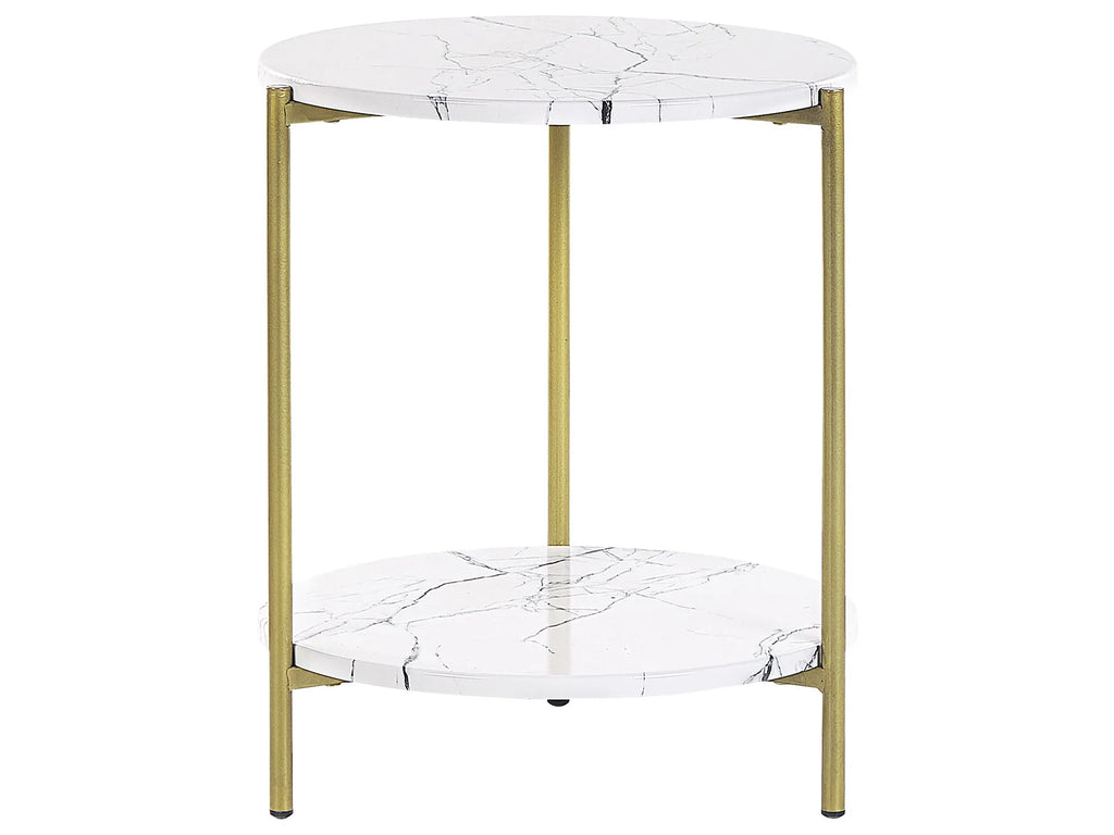Side Table REVA White Marble