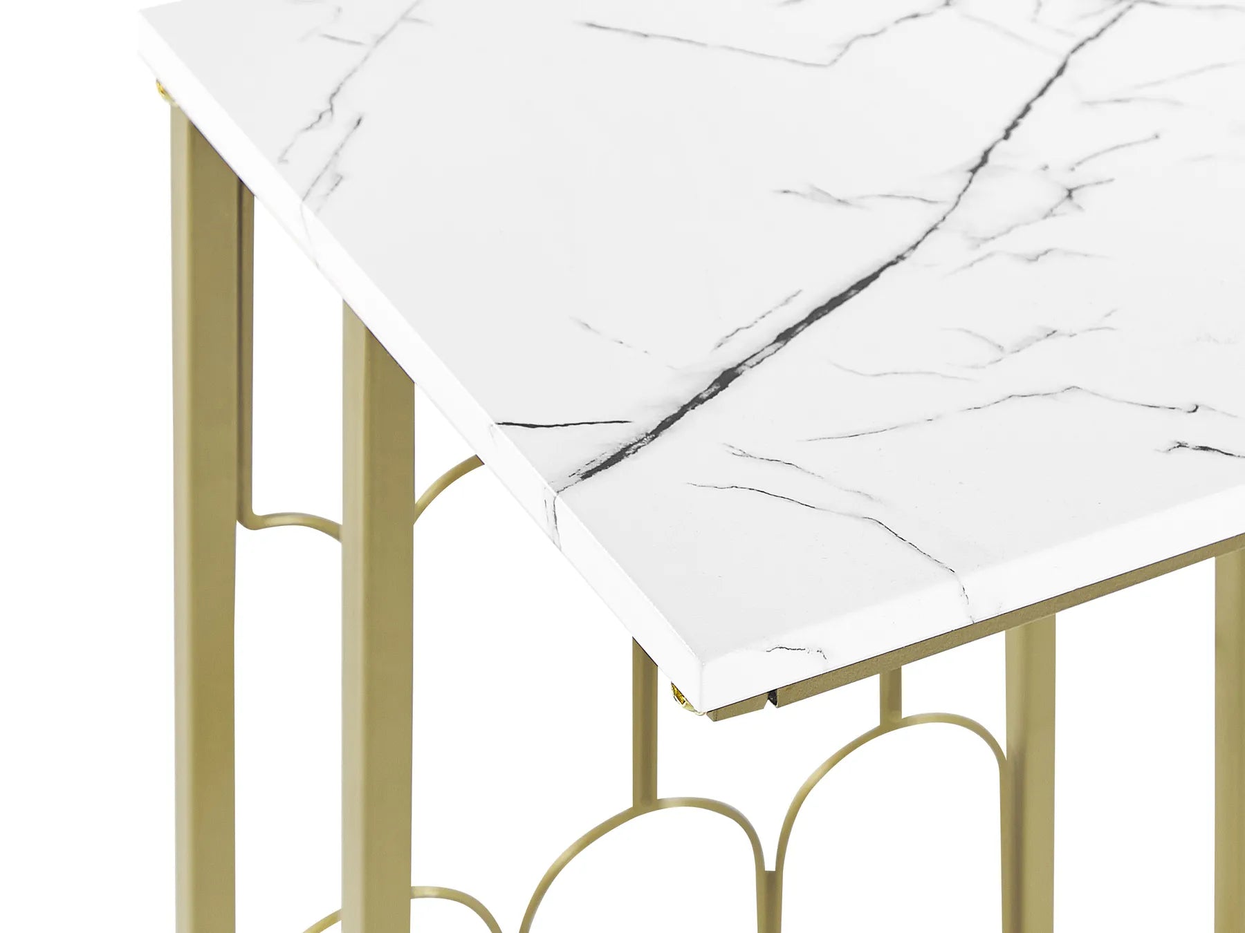 Side Table PANDALE White Marble