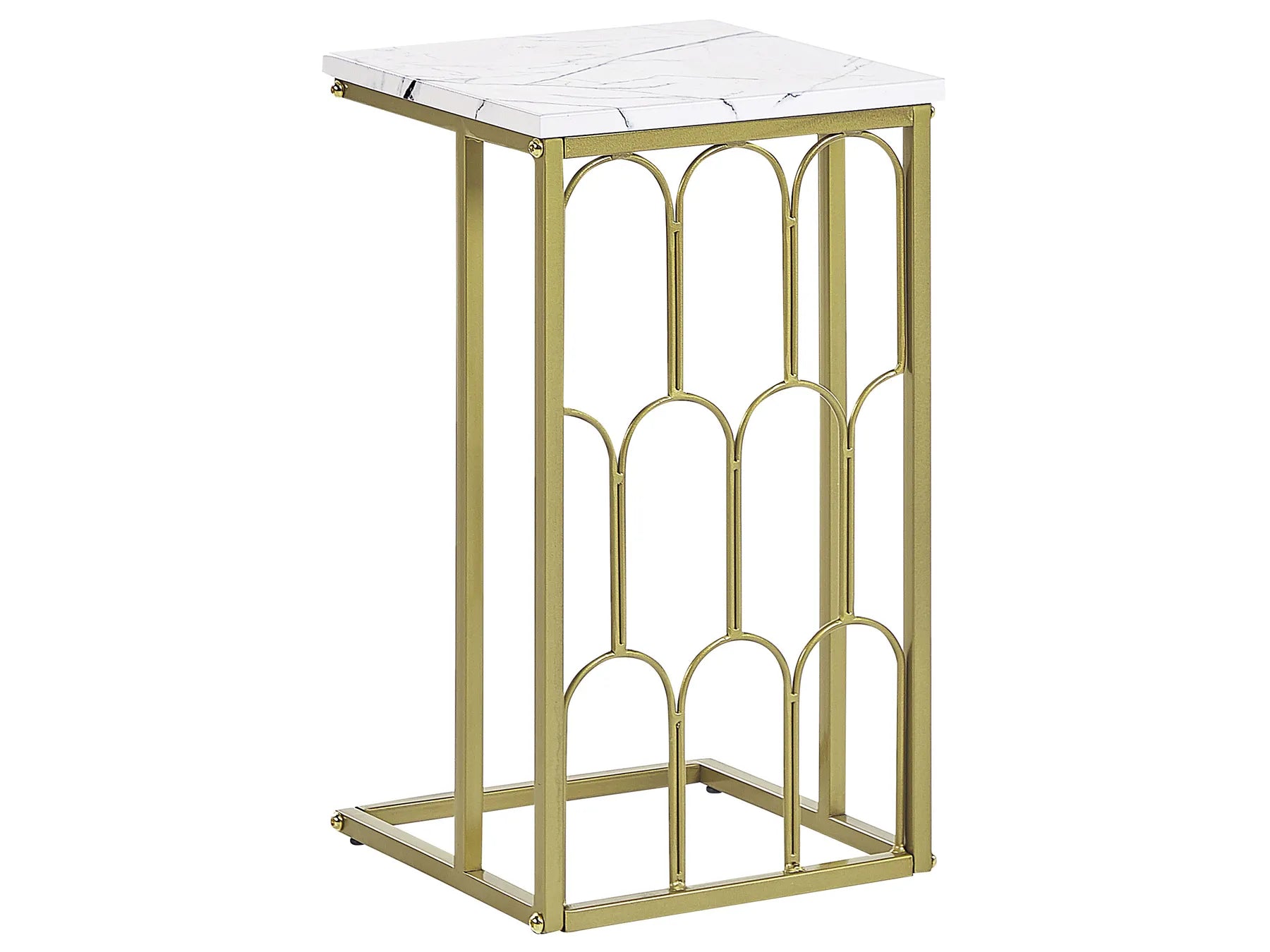 Side Table PANDALE White Marble