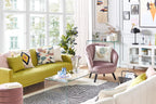 Coffee Table KENDALL Tempered Glass Transparent