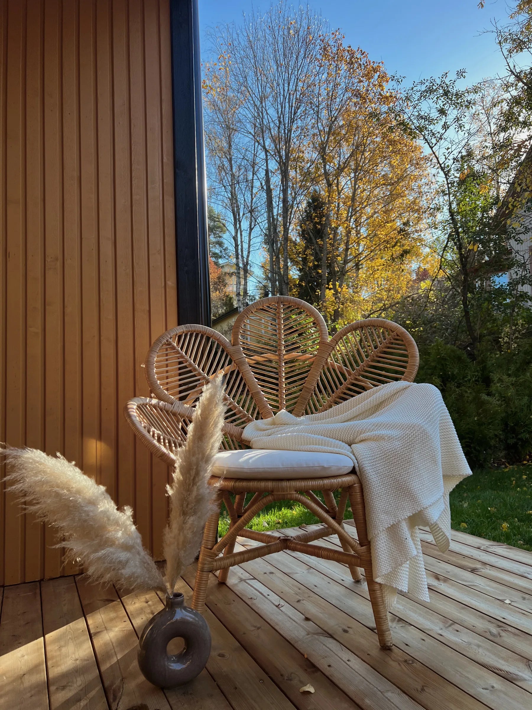 Peacock Chair FLORENTINE Rattan Natural