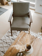 Armchair ASNES Fabric Grey
