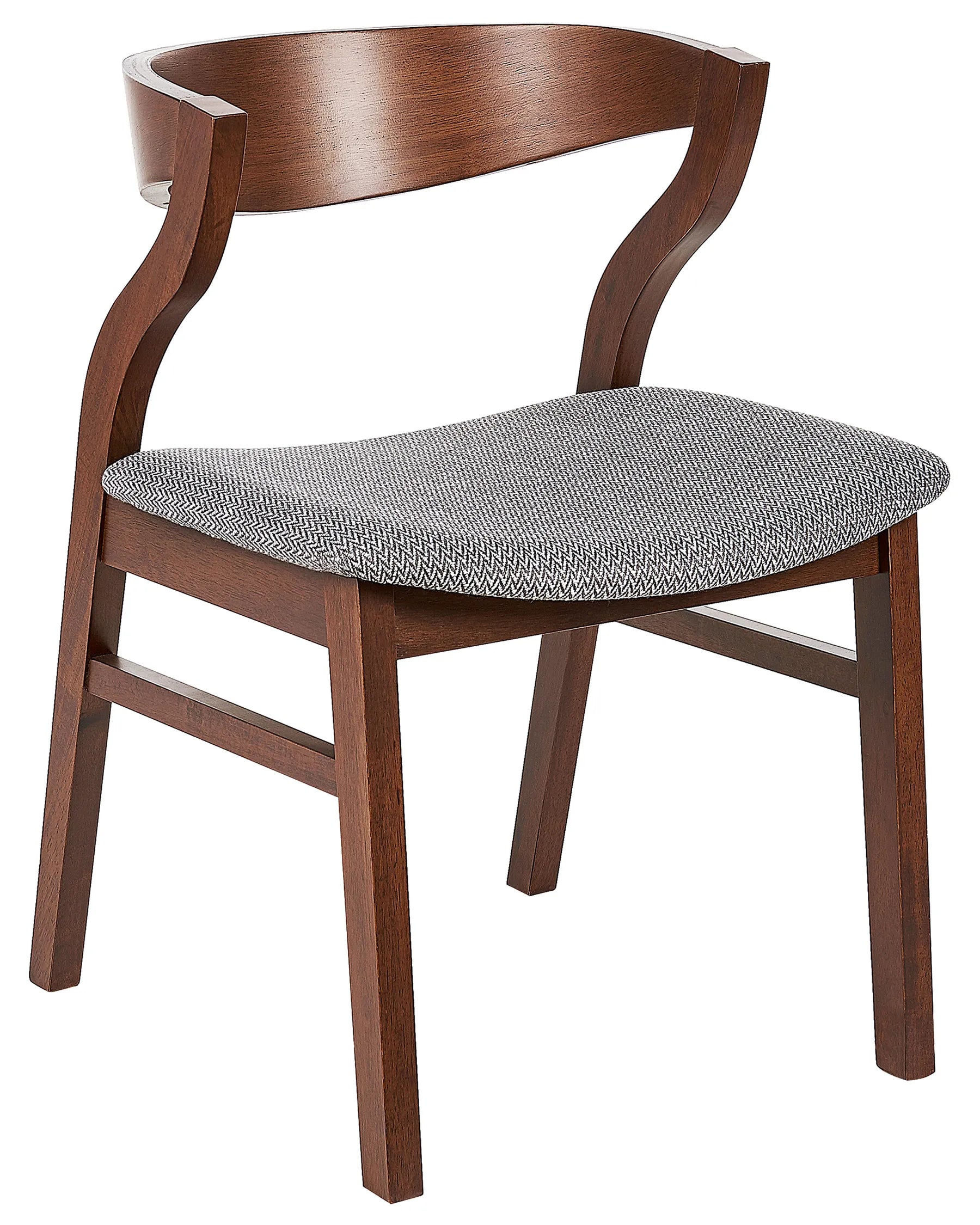 Set of 2 Dining Chairs MAROA Wood Light Grey