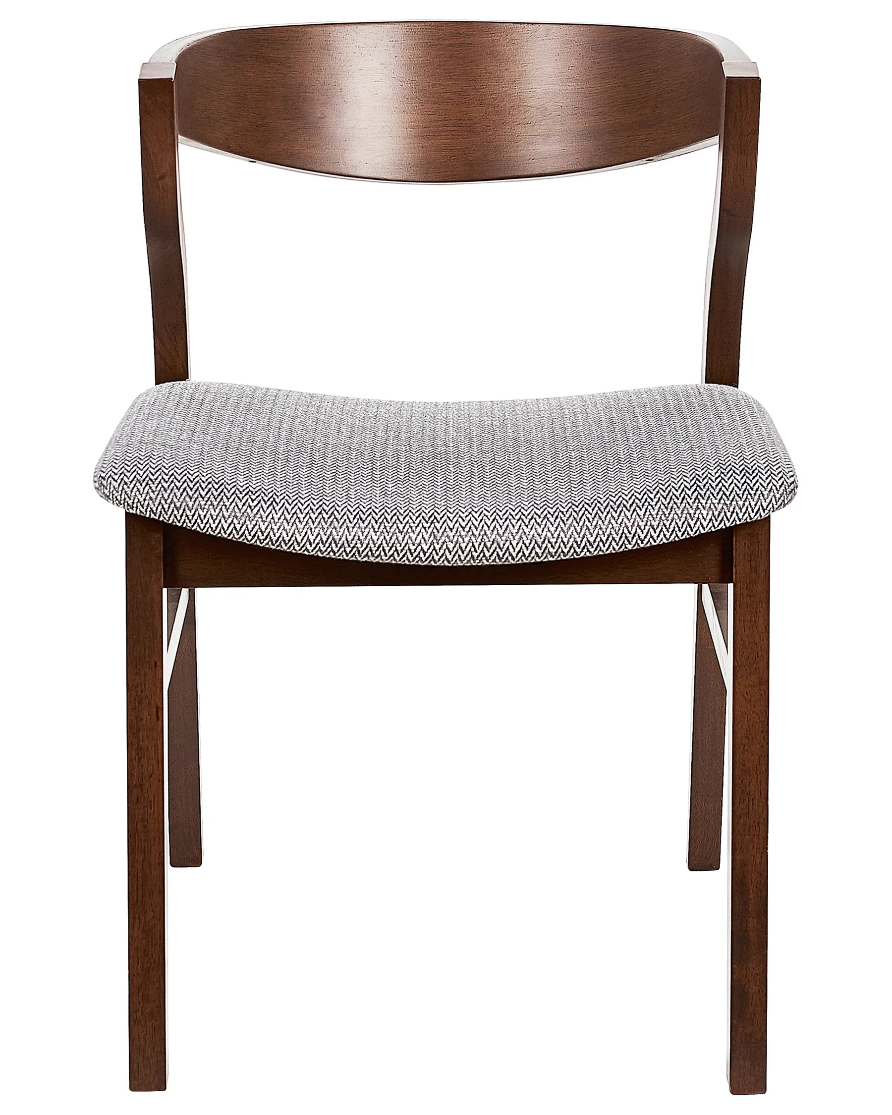 Set of 2 Dining Chairs MAROA Wood Light Grey