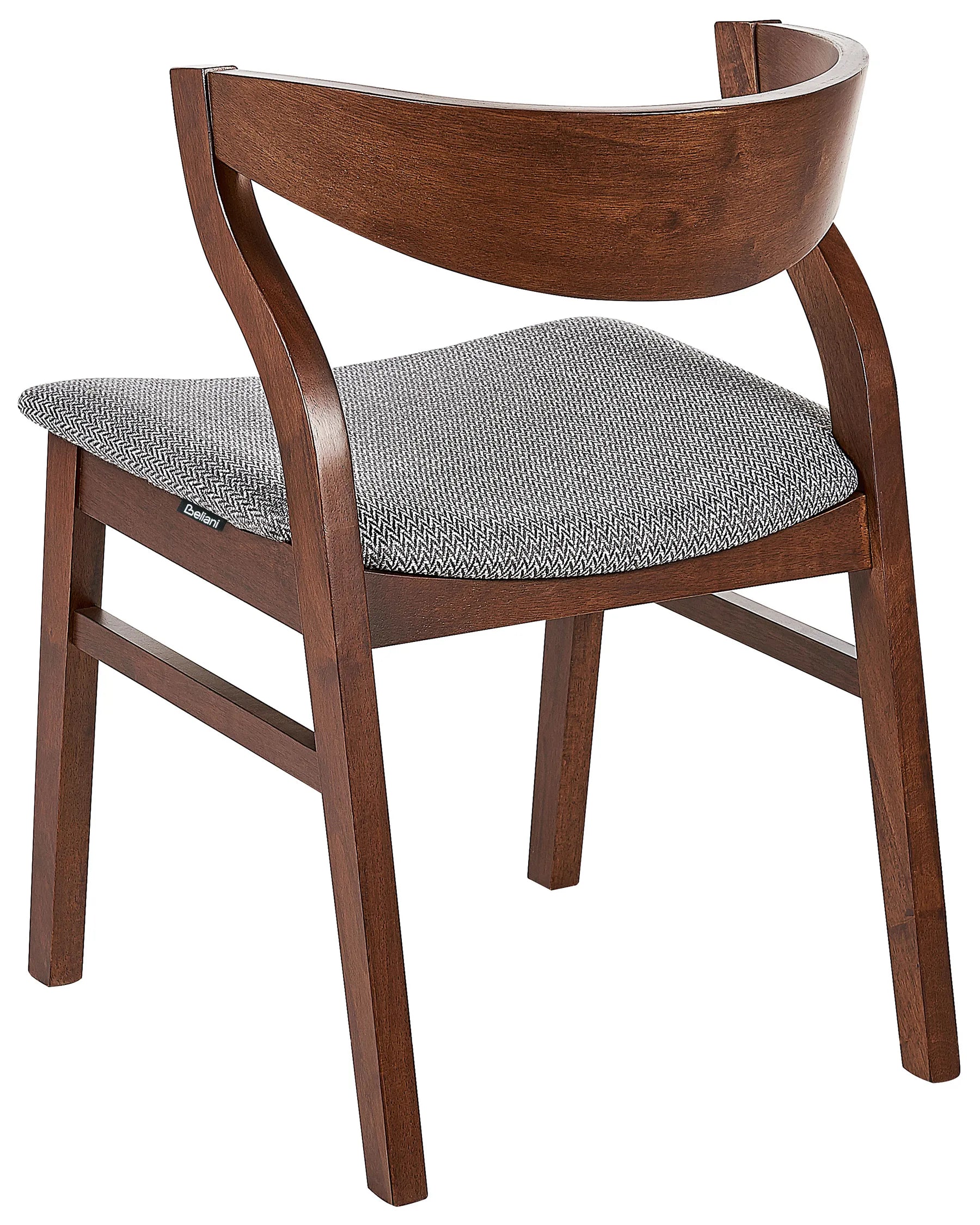 Set of 2 Dining Chairs MAROA Wood Light Grey