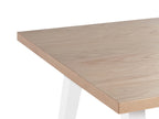 Dining Table LENISTER Brown/ White 150 cm 90 cm
