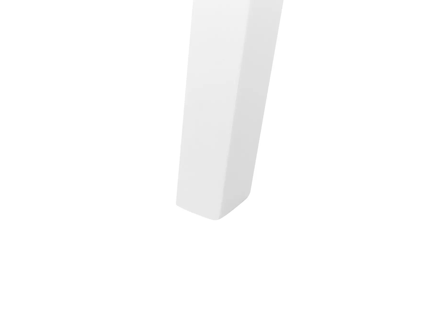 Dining Table LENISTER Brown/ White 150 cm 90 cm
