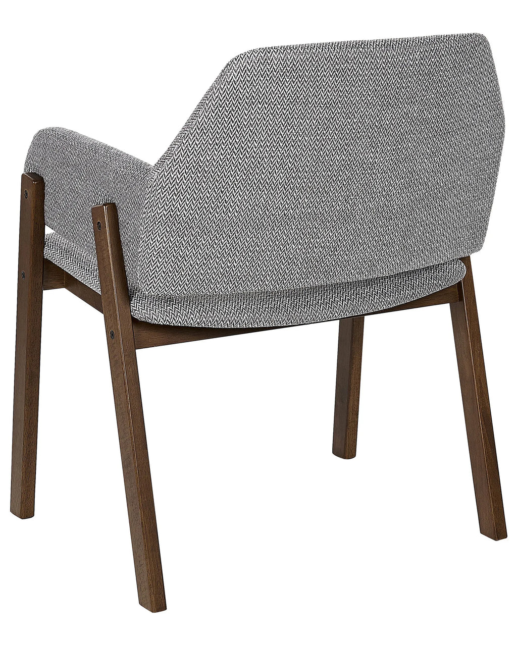 Set of 2 Dining Chairs ALBION Fabric Grey