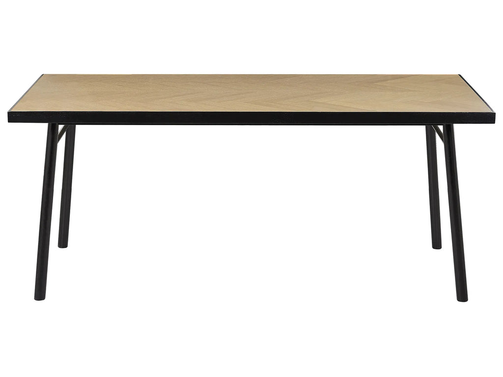 Dining Table IVORIE Light Ash Wood 180 cm 90 cm