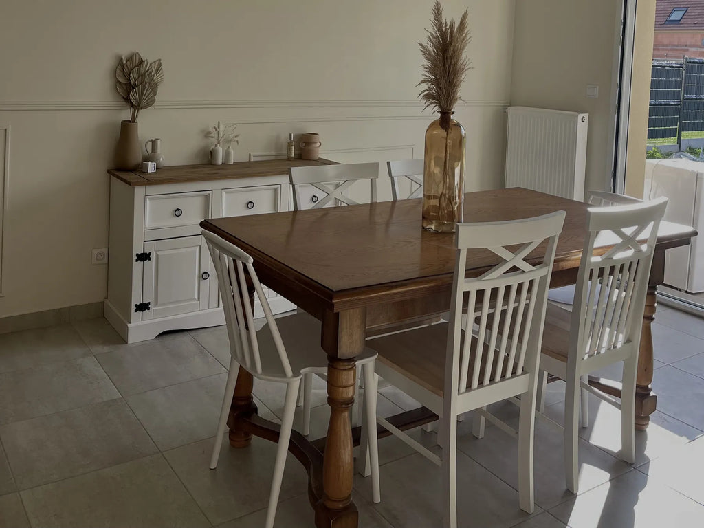 Set of 2 Dining Chairs VENTNOR White