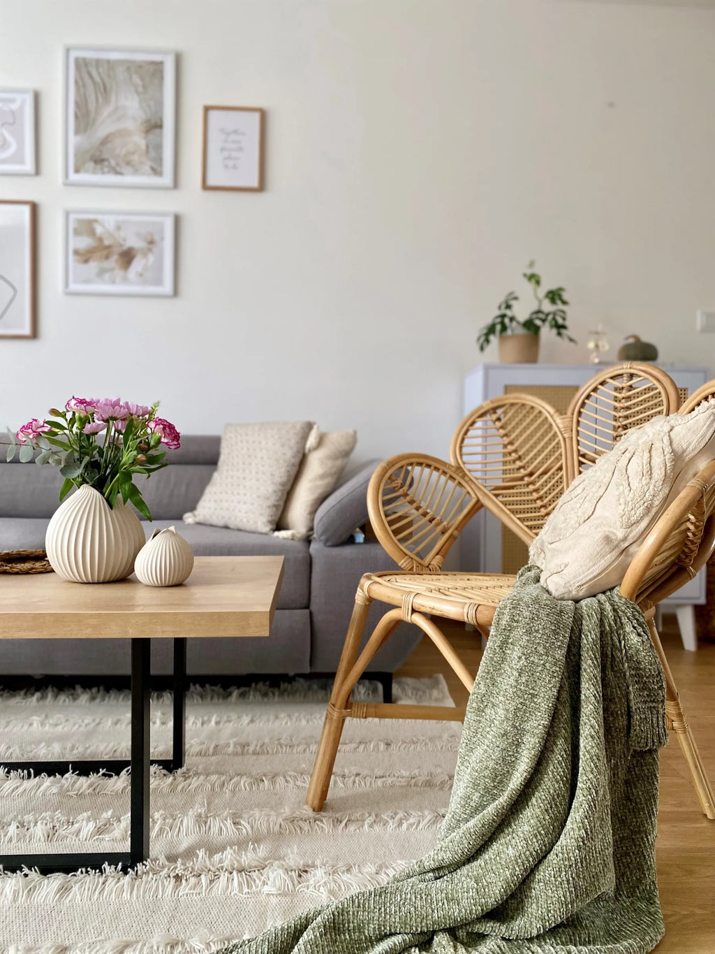 Peacock Chair FLORENTINE II Rattan Natural