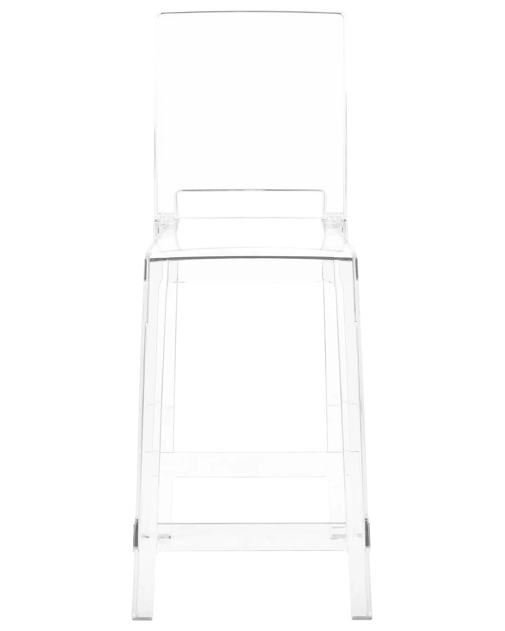 Set of 2 Bar Chairs WELLINGTON Transparent