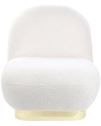 Armchair LOVIISA Boucle White
