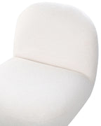 Armchair LOVIISA Boucle White