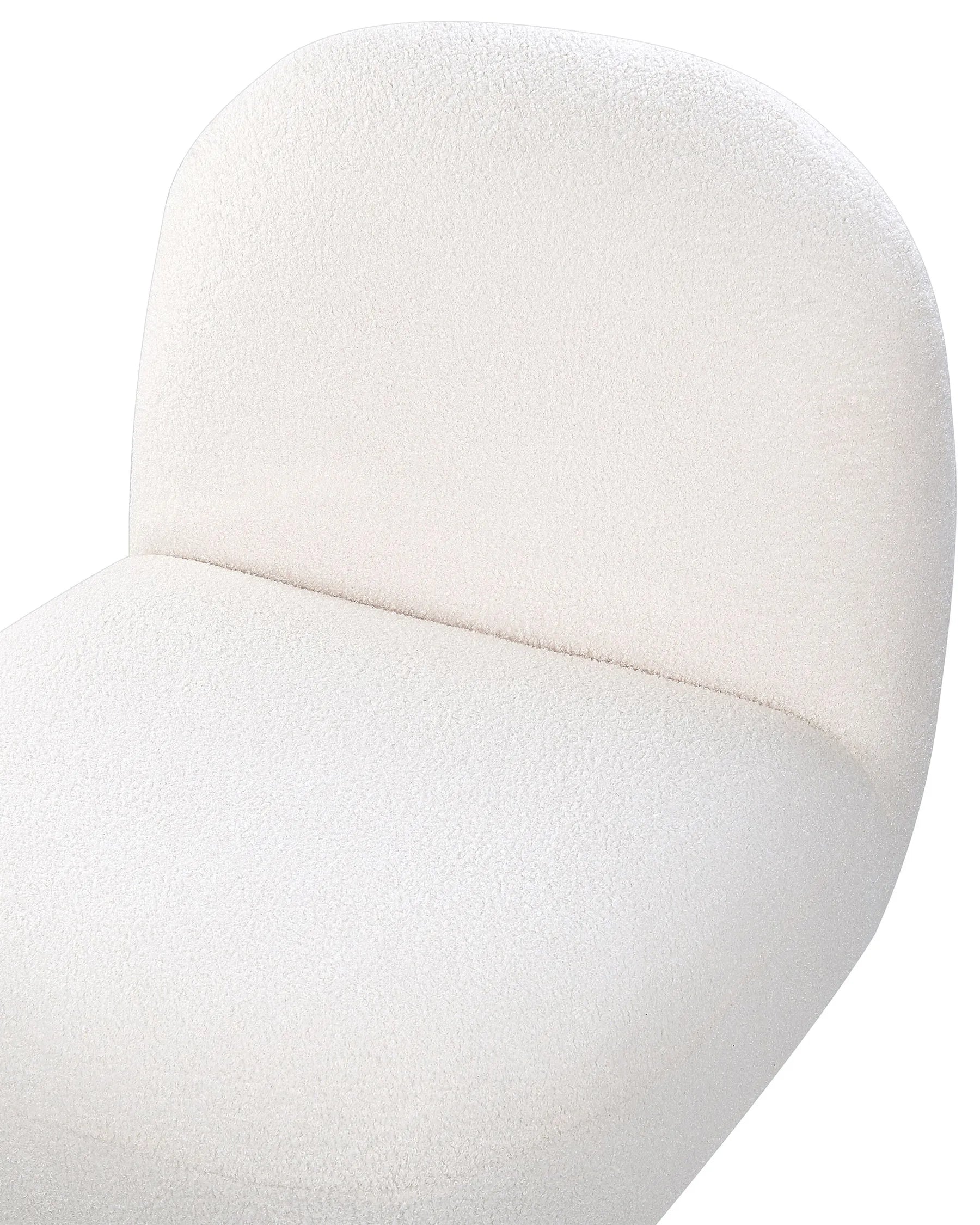 Armchair LOVIISA Boucle White